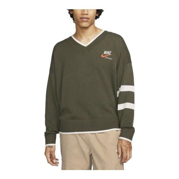 Свитера спортивная одежда трендовый свитер Nike, зеленый 
Свитера спортивная одежда трендовый свитер Nike, зеленый
