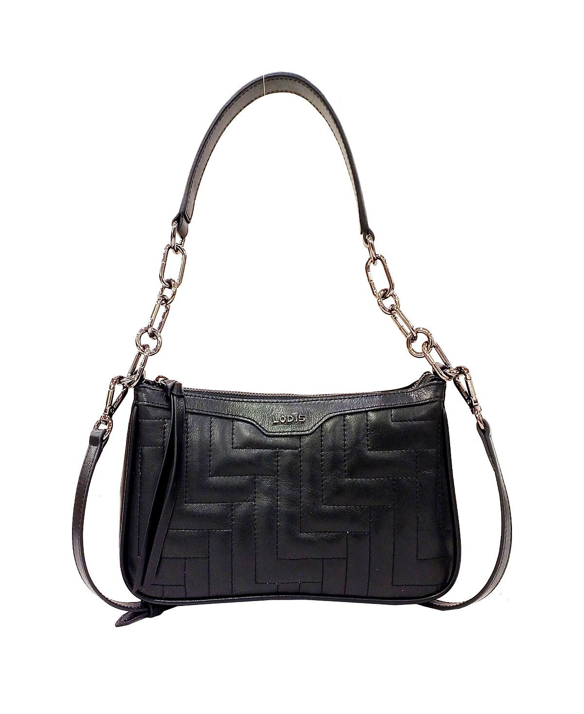 Женская фирменная сумка через плечо с застежкой-молнией и стеганым верхом LODIS, черный
Женская фирменная сумка через плечо с застежкой-молнией и стеганым верхом LODIS, черный