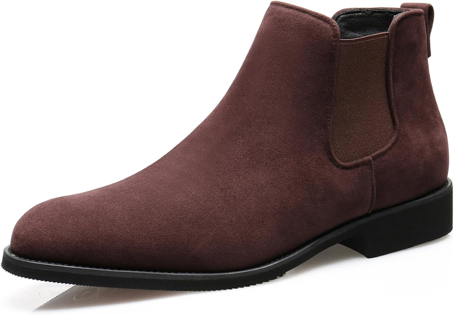 Мужские замшевые ботинки GHIBHNA Chelsea на низком каблуке, удобные с круглым носком, массивным каблуком, без шнуровки, деловые ботинки-чукка до щиколотки с боковыми эластичными вставками, классические ботинки до щиколотки, коричневый
Мужские замшевые ботинки GHIBHNA Chelsea на низком каблуке, удобные с круглым носком, массивным каблуком, без шнуровки, деловые ботинки-чукка до щиколотки с боковыми эластичными вставками, классические ботинки до щиколотки, коричневый