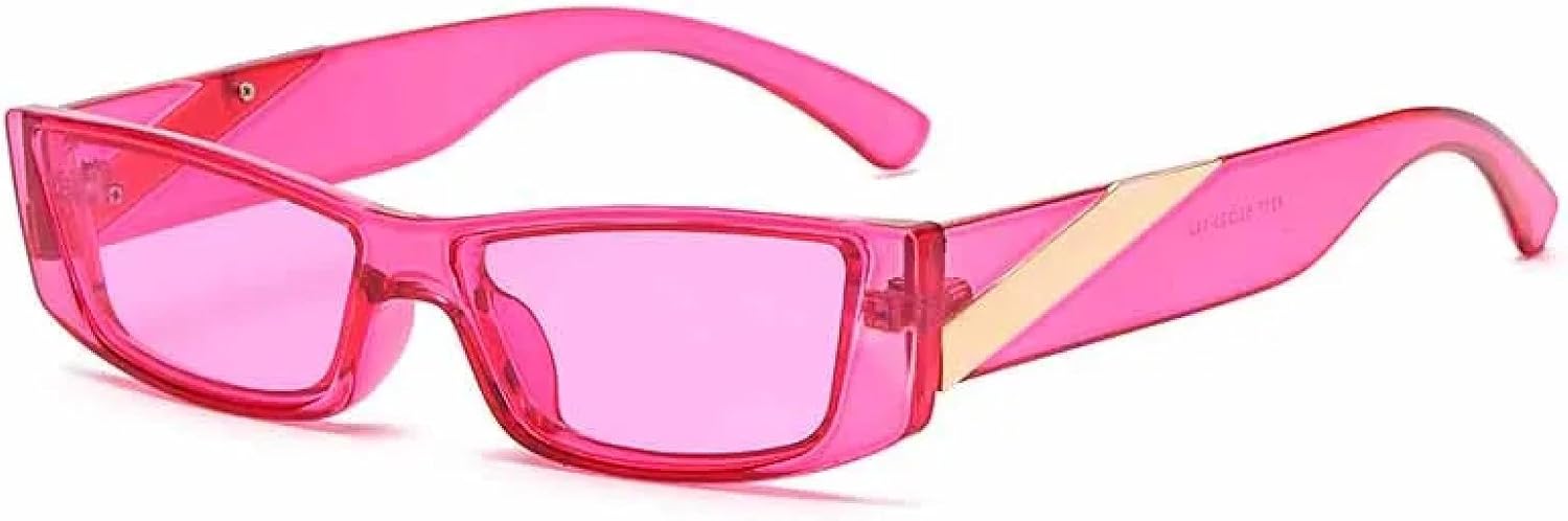 Роскошные маленькие прямоугольные солнцезащитные очки для женщин и мужчин, модные винтажные очки в стиле хип-хоп, очки для вождения на открытом воздухе, защита от УФ-излучения UV400 TKKTLLT, Rose Pink
Роскошные маленькие прямоугольные солнцезащитные очки для женщин и мужчин, модные винтажные очки в стиле хип-хоп, очки для вождения на открытом воздухе, защита от УФ-излучения UV400 TKKTLLT, Rose Pink