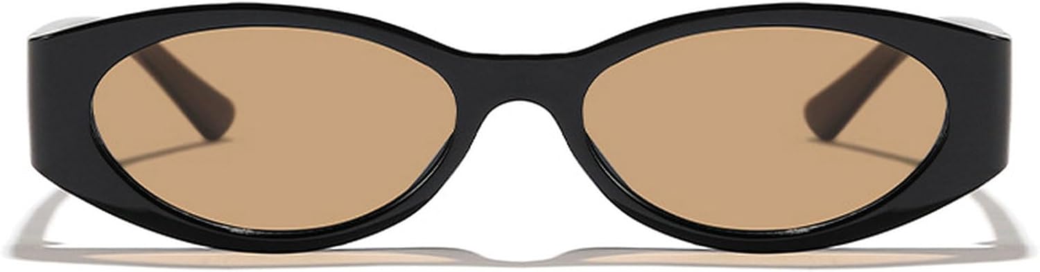 Модные маленькие овальные солнцезащитные очки для женщин, солнцезащитные очки UV400 оранжево-коричневого цвета, винтажные солнцезащитные очки для мужчин mincl, Black Brown
Модные маленькие овальные солнцезащитные очки для женщин, солнцезащитные очки UV400 оранжево-коричневого цвета, винтажные солнцезащитные очки для мужчин mincl, Black Brown