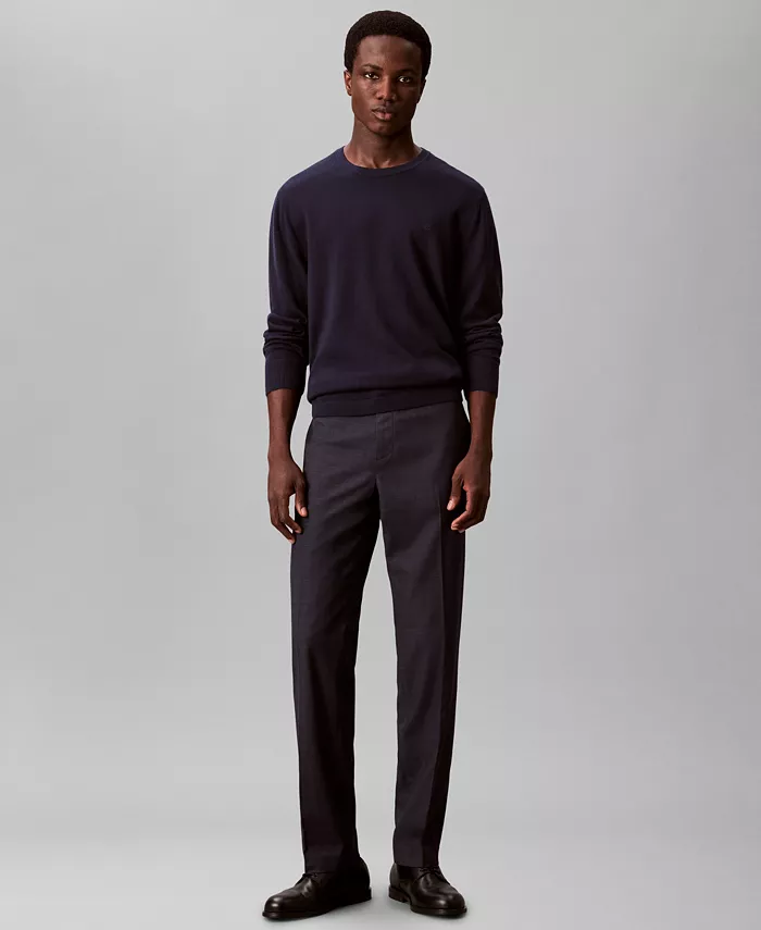 Мужские брюки-чинос приталенного кроя в клетку Calvin Klein, синий
Мужские брюки-чинос приталенного кроя в клетку Calvin Klein, синий