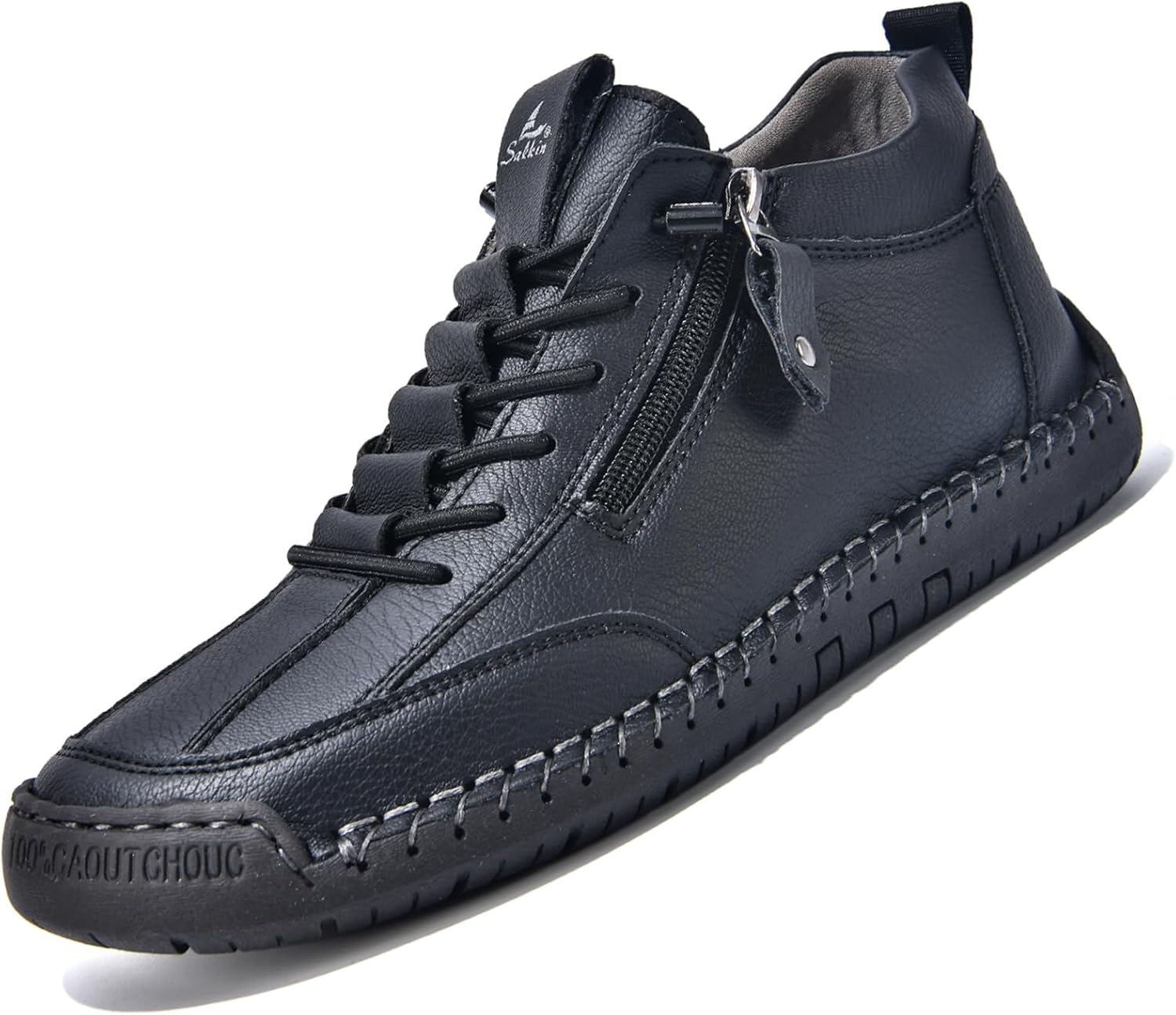 Мужские повседневные кожаные туфли-ботинки на щиколотку Чукка, ручная работа, с боковой молнией, средние, слипоны, лоферы, модные, легкие, для ходьбы и вождения, высокие ботинки Devileyeze, черный
Мужские повседневные кожаные туфли-ботинки на щиколотку Чукка, ручная работа, с боковой молнией, средние, слипоны, лоферы, модные, легкие, для ходьбы и вождения, высокие ботинки Devileyeze, черный