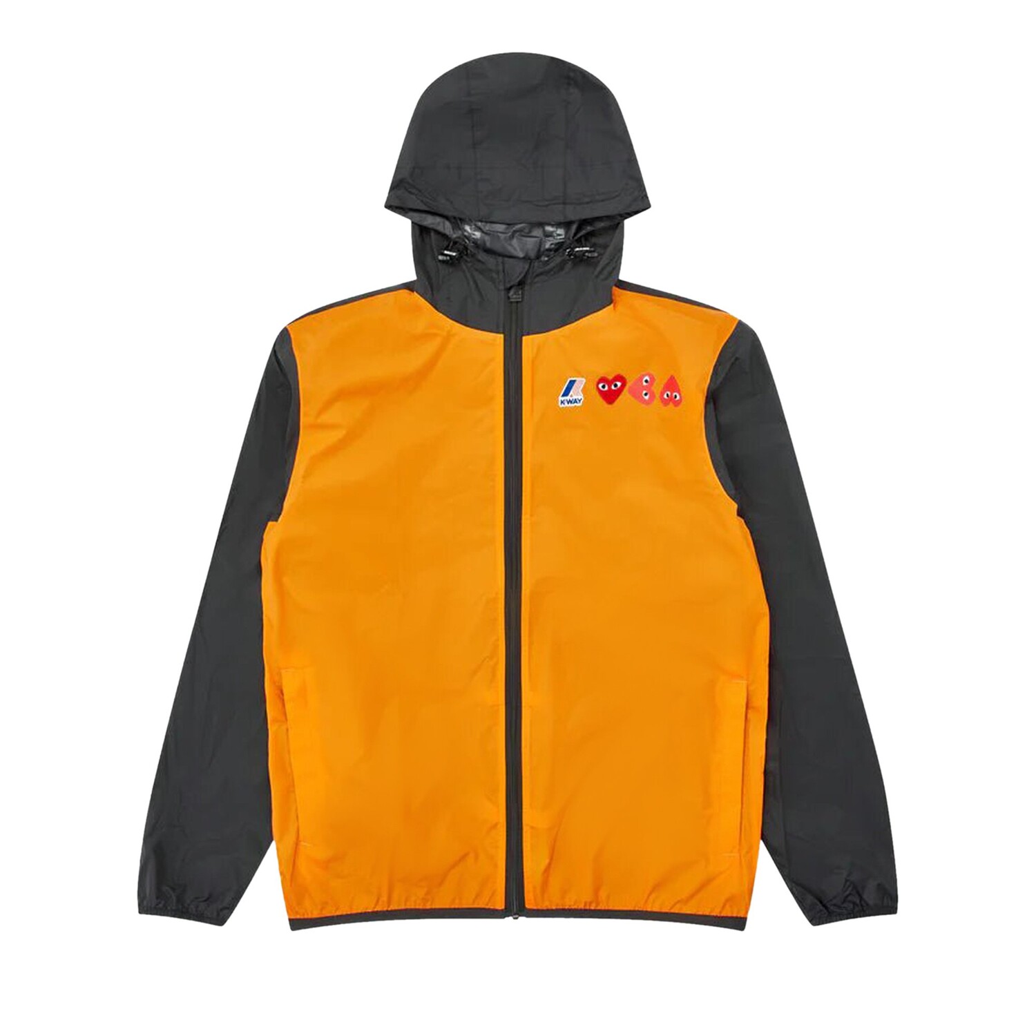 Толстовка на молнии Comme des Garçons PLAY x K-Way, цвет Оранжевый/черный
Толстовка на молнии Comme des Garçons PLAY x K-Way, цвет Оранжевый/черный
