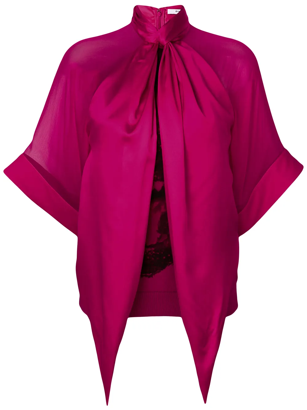 Драпированная блузка с принтом ротвейлера Givenchy, розовый
Драпированная блузка с принтом ротвейлера Givenchy, розовый