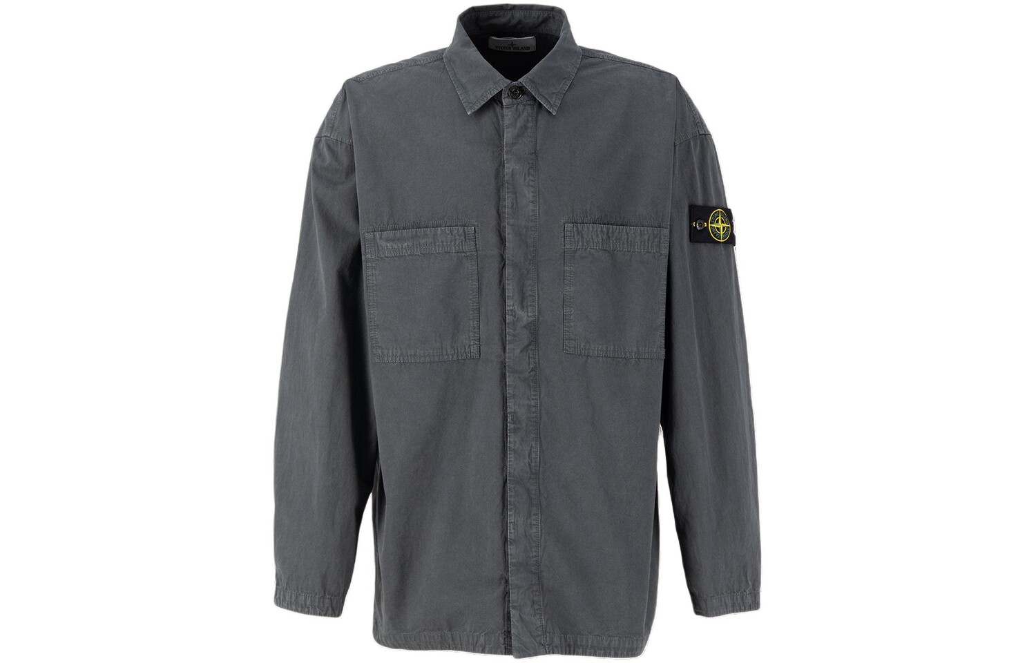Рубашка мужская свинцово-серая Stone Island, серый
Рубашка мужская свинцово-серая Stone Island, серый