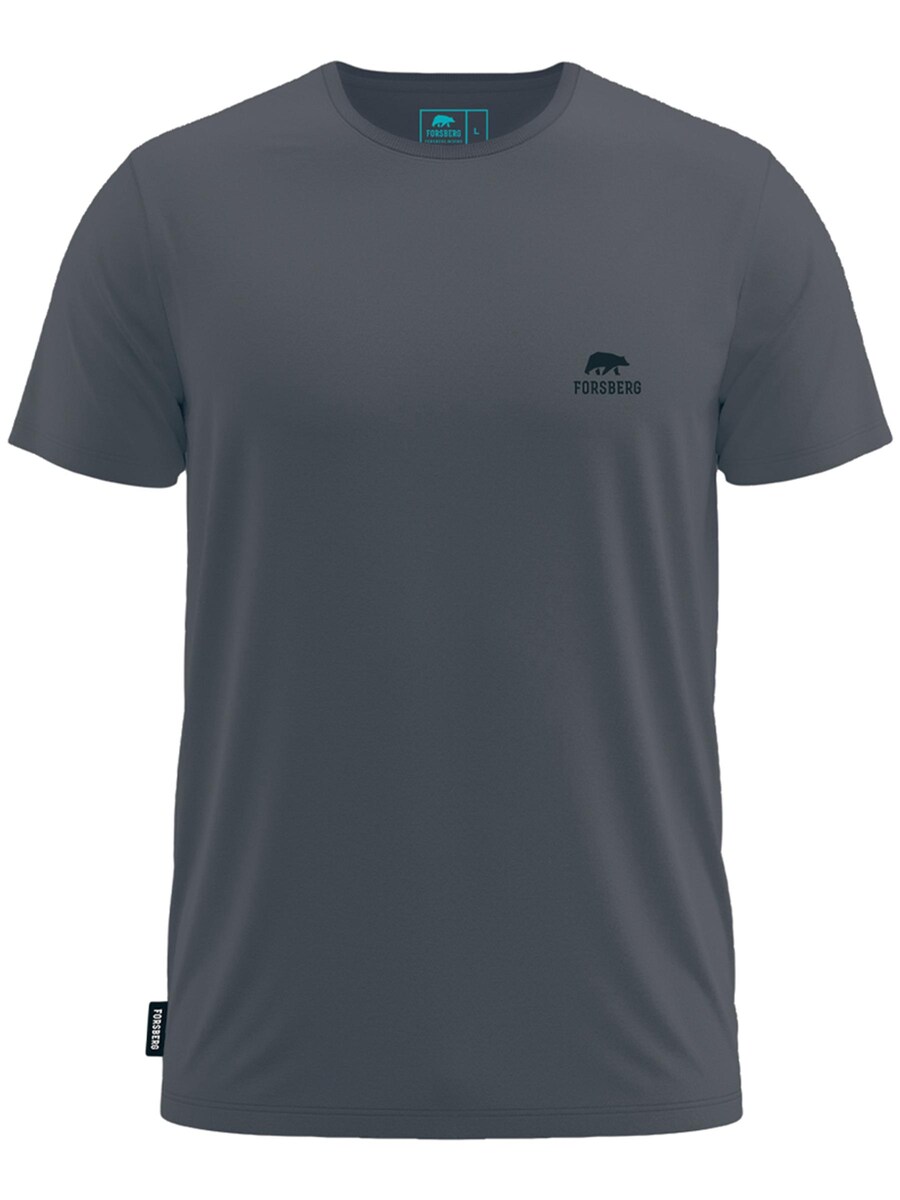 Футболка FORSBERG Lite T- mit kleinem Brustlogo, Anthracite 
Футболка FORSBERG Lite T- mit kleinem Brustlogo, Anthracite
