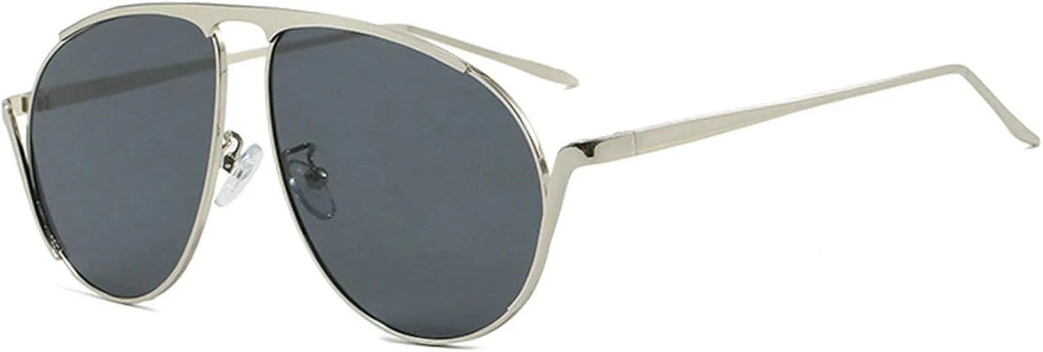 Модные солнцезащитные очки-пилот большого размера для женщин и мужчин, в стиле ретро-винтаж 70-х, с защитой от УФ-излучения, летний аксессуар для женщин mincl, A1
Модные солнцезащитные очки-пилот большого размера для женщин и мужчин, в стиле ретро-винтаж 70-х, с защитой от УФ-излучения, летний аксессуар для женщин mincl, A1