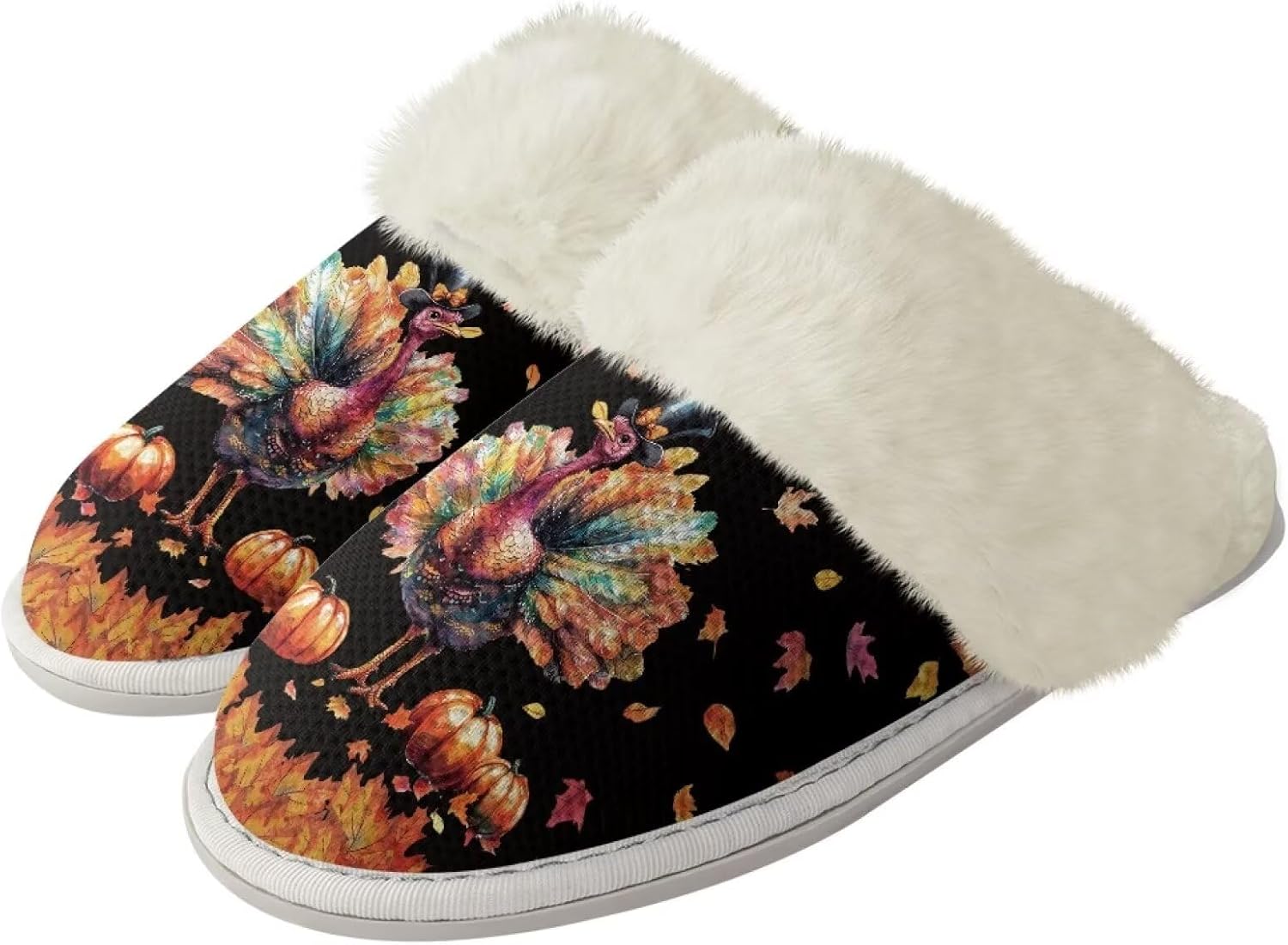 Домашние тапочки для женщин и мужчин с тематикой Дня благодарения, мягкие, уютные, легкие, для спальни Zhangruoheng, Thanksgiving Turkey Maple Leaf
Домашние тапочки для женщин и мужчин с тематикой Дня благодарения, мягкие, уютные, легкие, для спальни Zhangruoheng, Thanksgiving Turkey Maple Leaf