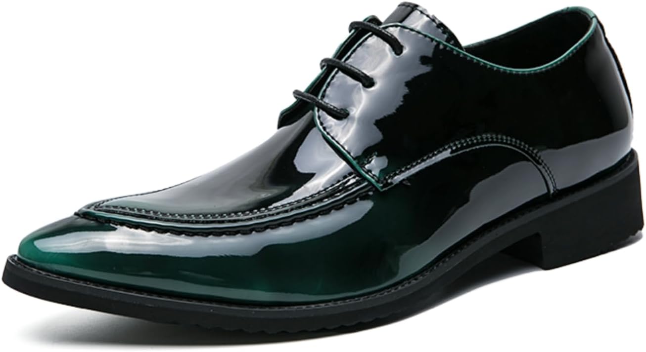 Мужские оксфорды из лакированной кожи - классические туфли с шнуровкой для смокинга, стильные и элегантные для свадьбы, деловых встреч и официальных мероприятий, подчеркните образ жениха или деловой стиль Aokisx, зеленый
Мужские оксфорды из лакированной кожи - классические туфли с шнуровкой для смокинга, стильные и элегантные для свадьбы, деловых встреч и официальных мероприятий, подчеркните образ жениха или деловой стиль Aokisx, зеленый