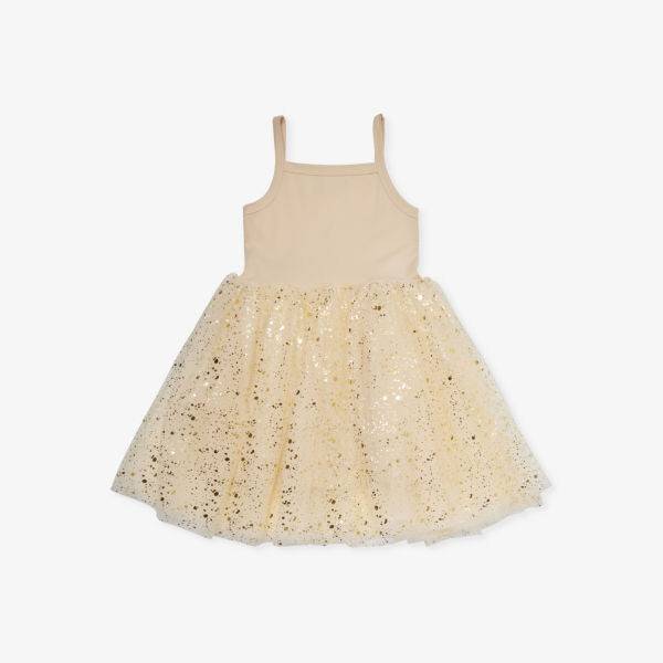 Платье-Пачка из хлопковой смеси с блестками, 1-6 лет Bob & Blossom, золотой
Платье-Пачка из хлопковой смеси с блестками, 1-6 лет Bob & Blossom, золотой