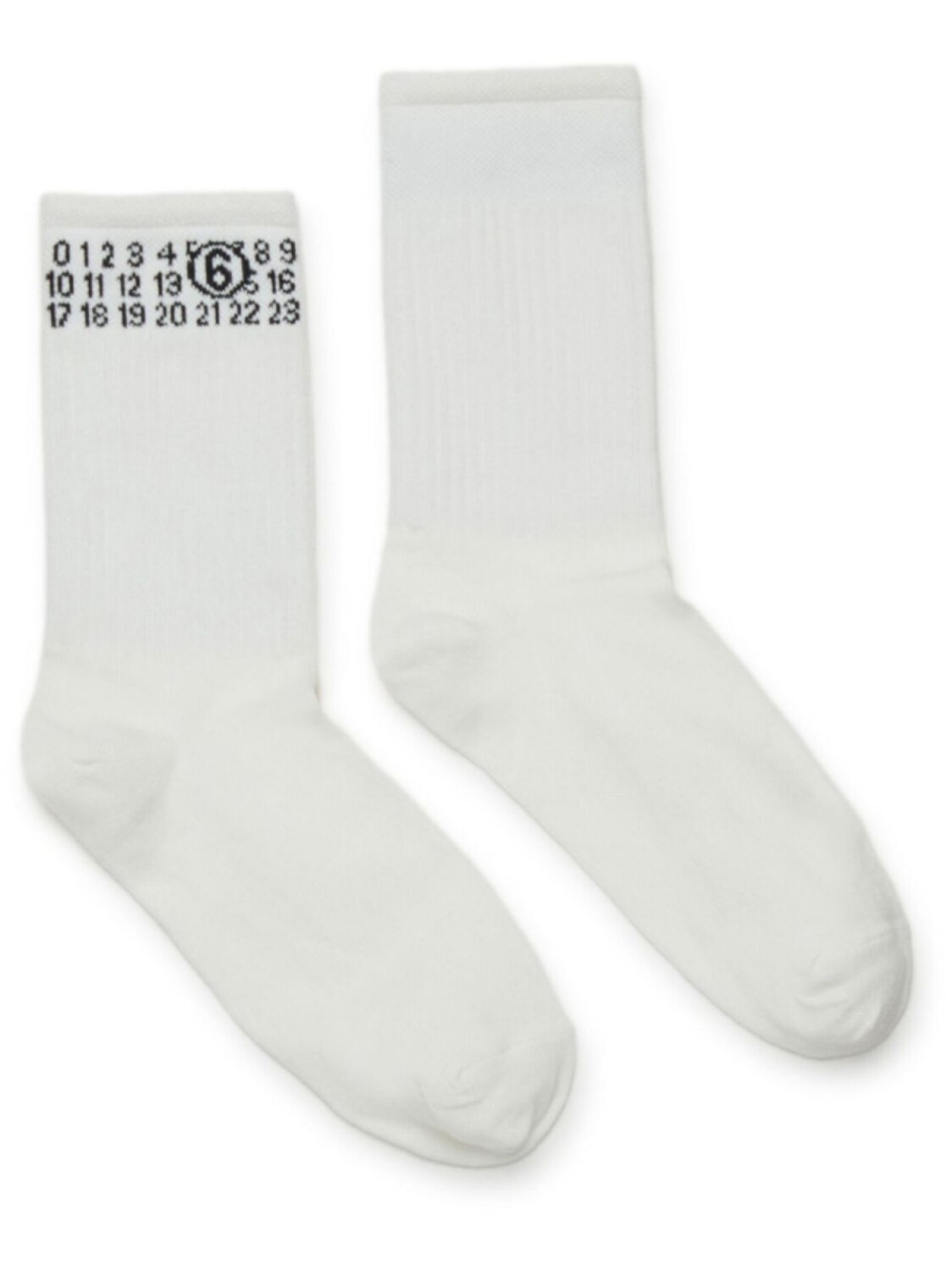 Носки с цифровым логотипом MM6 Maison Margiela Kids, белый
Носки с цифровым логотипом MM6 Maison Margiela Kids, белый