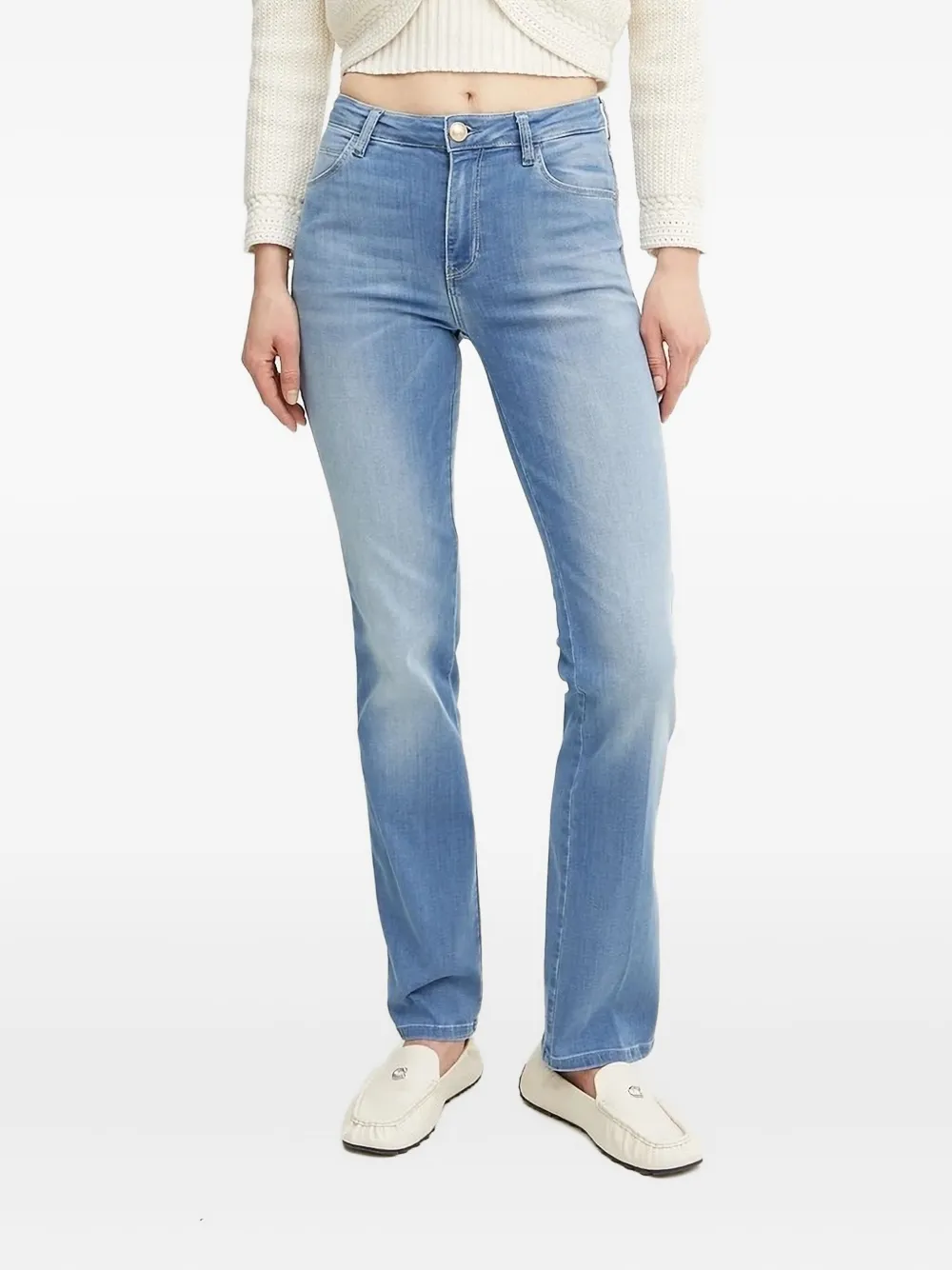 Джинсы прямого кроя с треугольным логотипом GUESS USA, синий
Джинсы прямого кроя с треугольным логотипом GUESS USA, синий