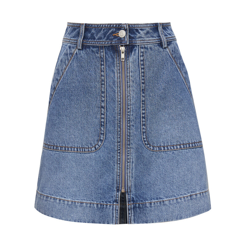 Юбка короткая Deep Breath на молнии, черный
Юбка короткая Deep Breath на молнии, черный