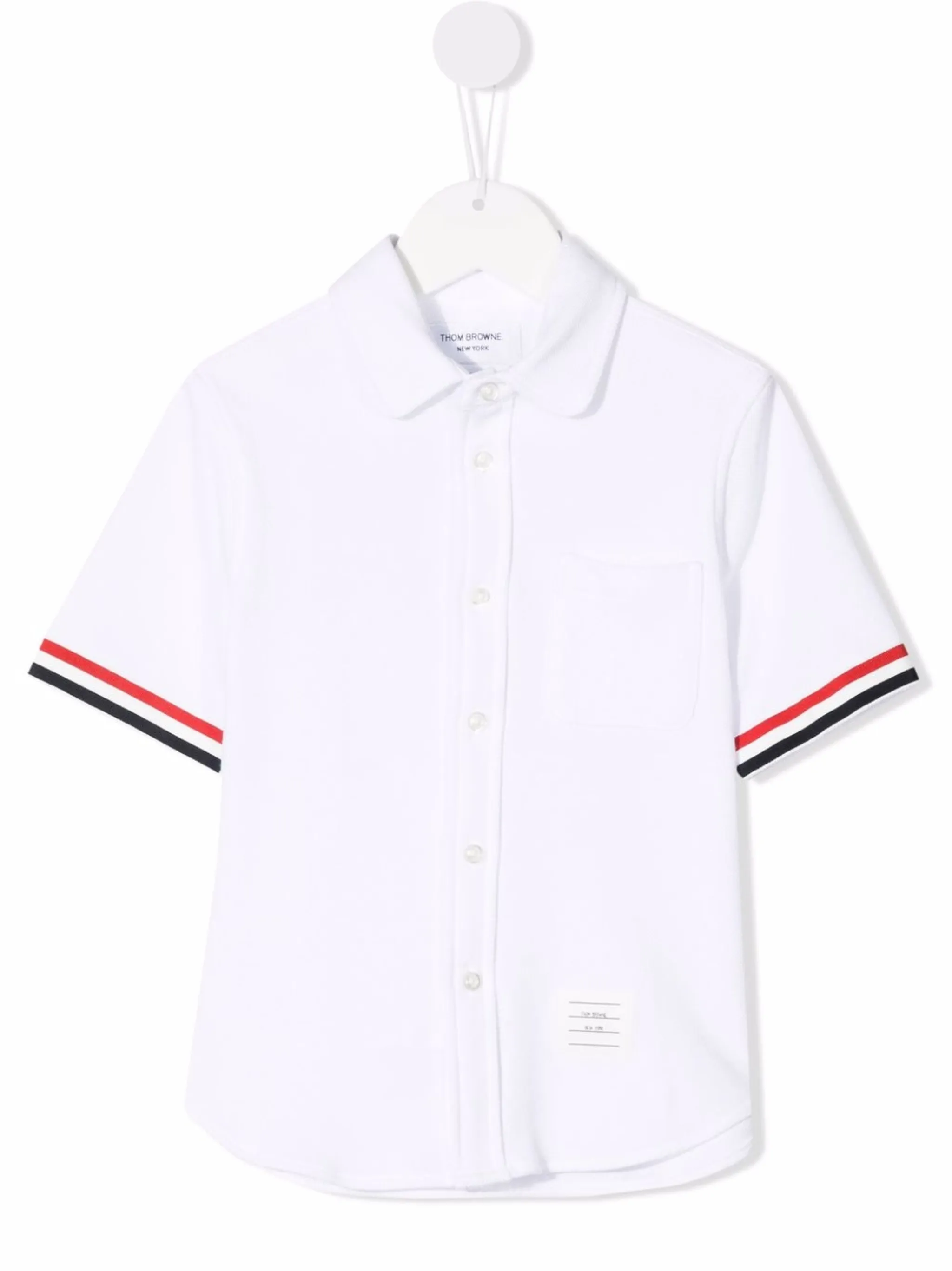 Рубашка с короткими рукавами Thom Browne Kids, белый
Рубашка с короткими рукавами Thom Browne Kids, белый