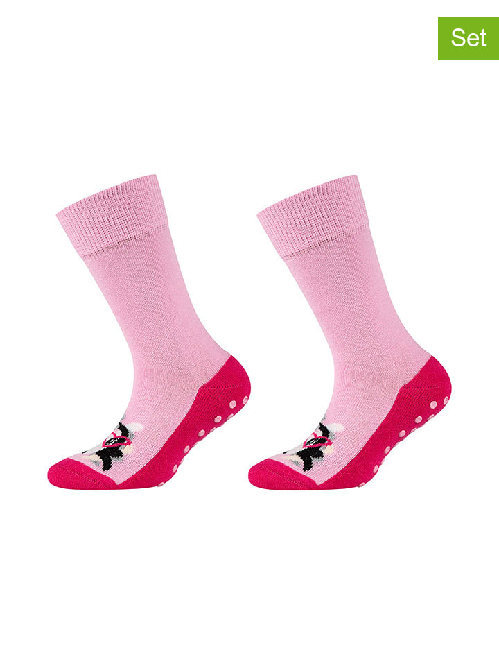 Camano Комплект из 2 пар: противоскользящие носки розового/розового цвета
Camano Комплект из 2 пар: противоскользящие носки розового/розового цвета