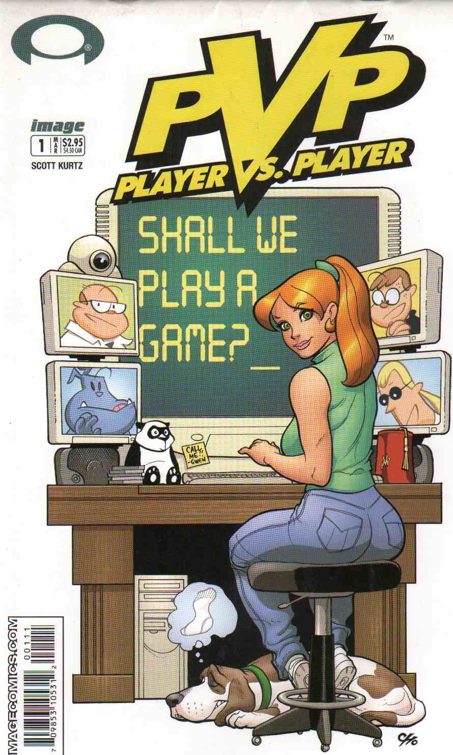 PVP PLAYER VS. PLAYER Vol. 2 Issue #1; March 2003 (Image Comics)
PVP PLAYER VS. PLAYER Vol. 2 Issue #1; March 2003 (Image Comics)