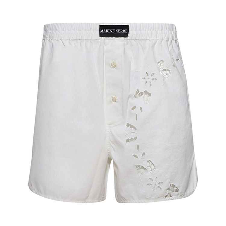 Шорты Marine Serre Regenerated Household Linen Short, White
Шорты Marine Serre Regenerated Household Linen Short, White