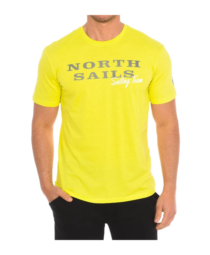 Футболка с короткими рукавами и ребристыми манжетами. North Sails, желтый
Футболка с короткими рукавами и ребристыми манжетами. North Sails, желтый