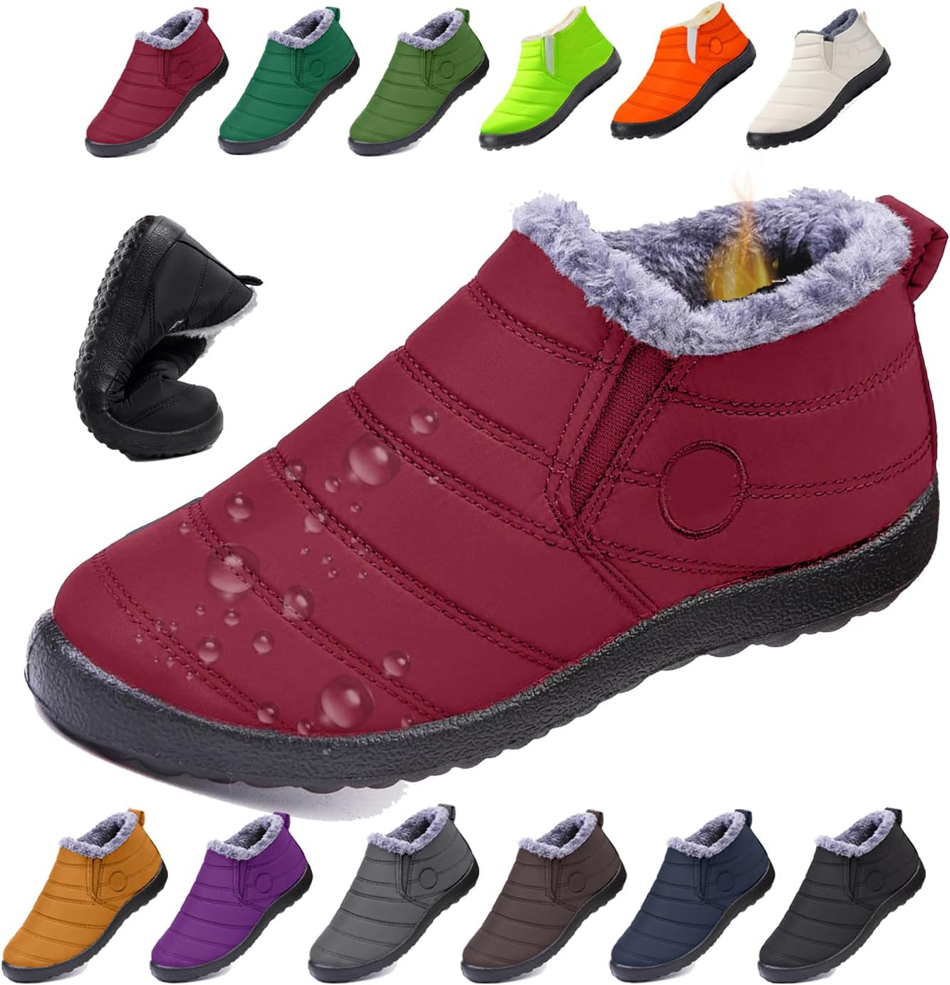 Женские и мужские босые зимние ботинки, теплые ботильоны на снег, с противоскользящей подошвой, широкой носочной частью, с меховой подкладкой, кроссовки Generic, красный
Женские и мужские босые зимние ботинки, теплые ботильоны на снег, с противоскользящей подошвой, широкой носочной частью, с меховой подкладкой, кроссовки Generic, красный