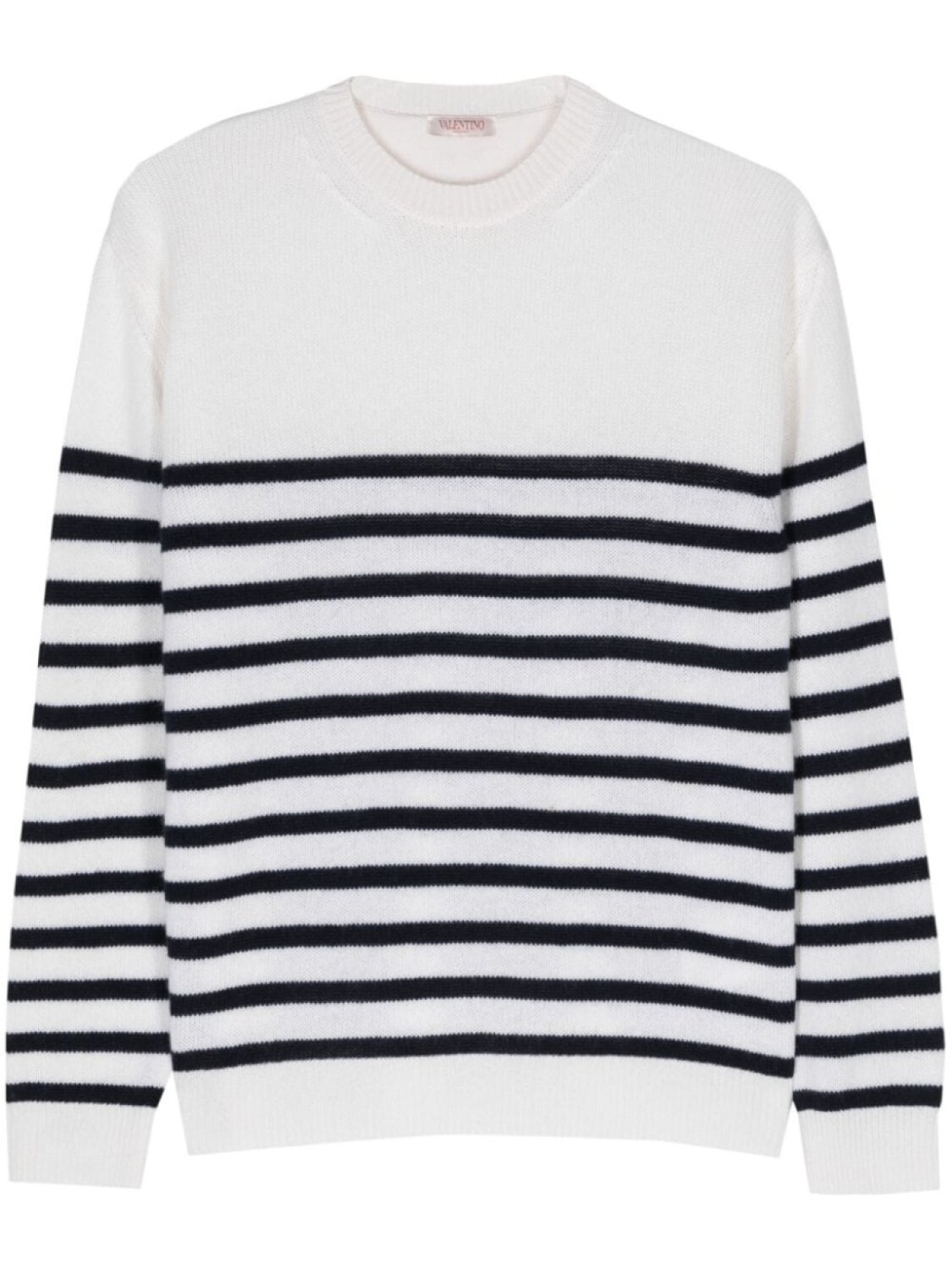 Valentino Garavani кашемировый джемпер в полоску, белый
Valentino Garavani кашемировый джемпер в полоску, белый