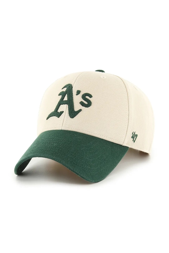 Бейсболка с козырьком хлопковая MLB Oakland Athletics 47 Brand, белый
Бейсболка с козырьком хлопковая MLB Oakland Athletics 47 Brand, белый