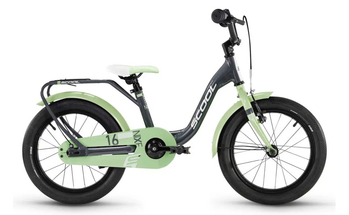 Детский велосипед S'cool niXe 16 1-Gang - 16 дюймов - Tiefeinsteiger - 2025, цвет Grau|Dark Grey/Pastel Green
Детский велосипед S'cool niXe 16 1-Gang - 16 дюймов - Tiefeinsteiger - 2025, цвет Grau|Dark Grey/Pastel Green