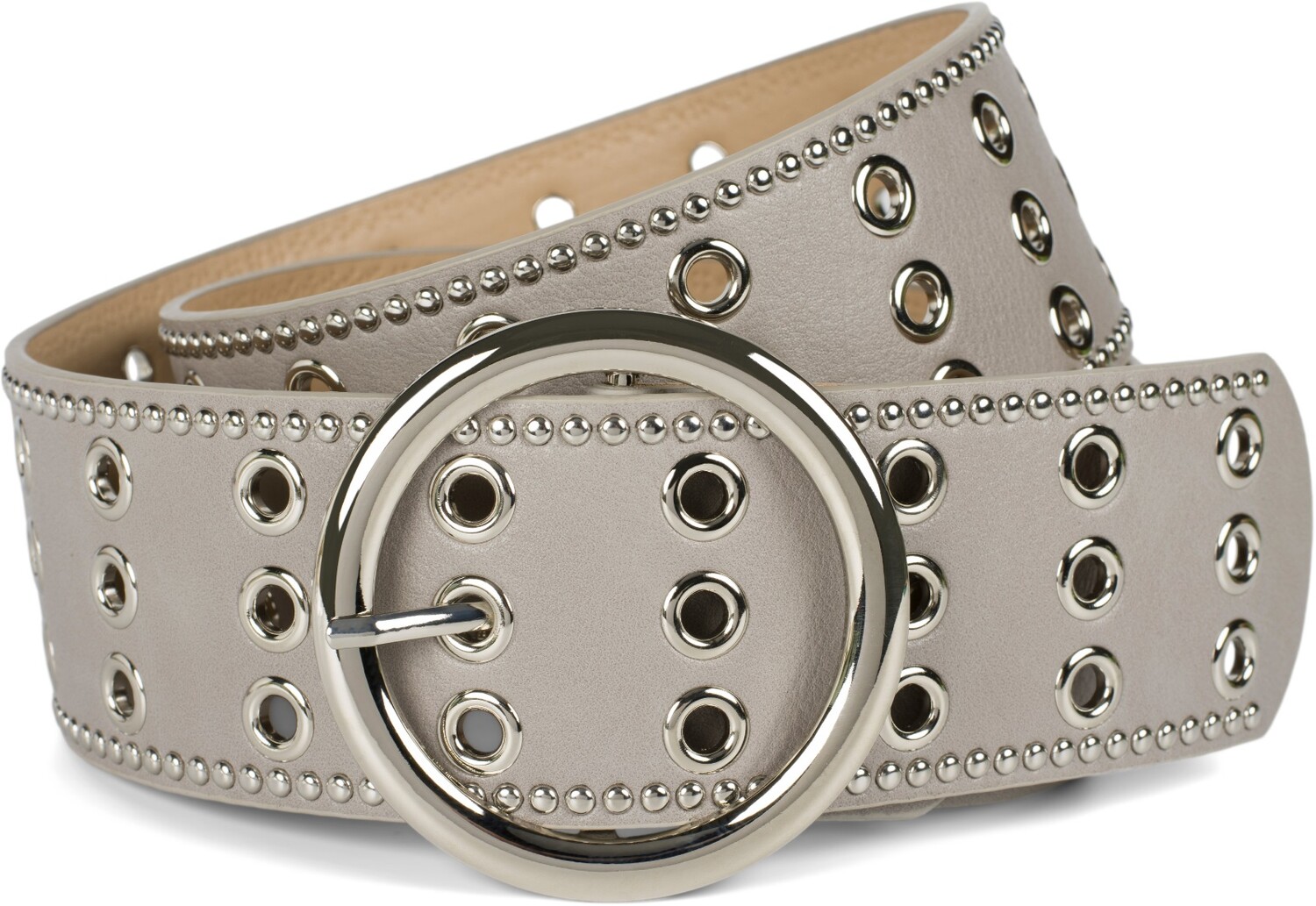 Ремень styleBREAKER Taillen, светло серый
Ремень styleBREAKER Taillen, светло серый