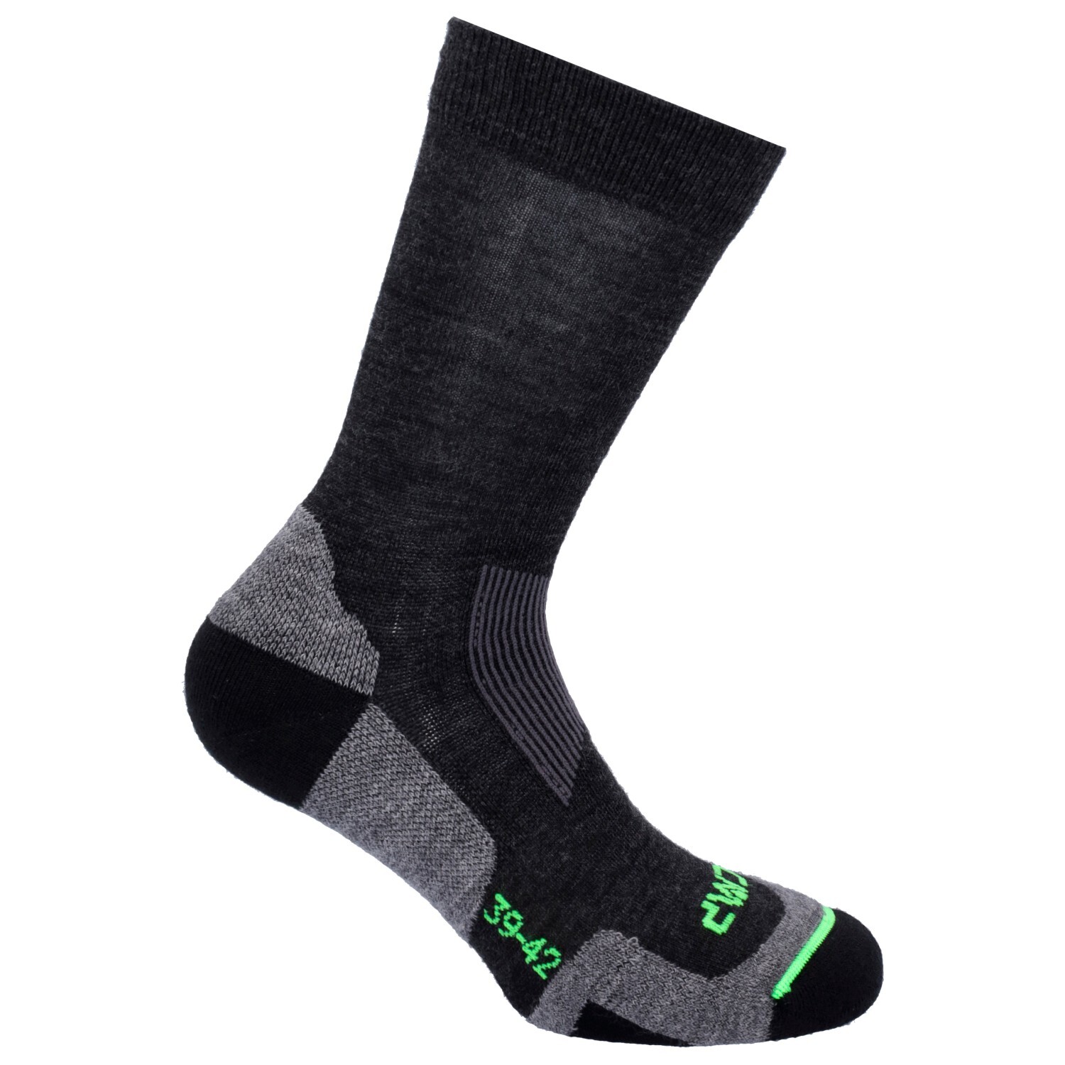 Походные носки Cmp Trekking Wool Sock, цвет Nero Melange
Походные носки Cmp Trekking Wool Sock, цвет Nero Melange