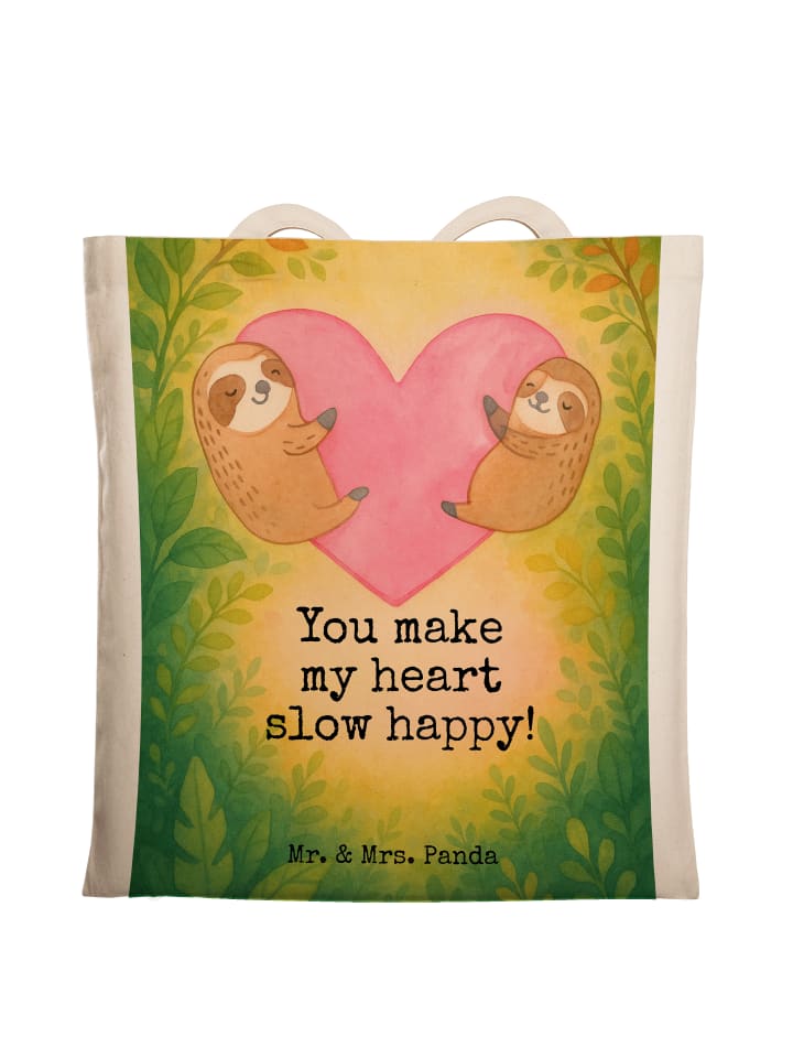 Mr. & Mrs. Panda Сумка-шоппер с изображением сердца в виде ленивца и надписью белого цвета
Mr. & Mrs. Panda Сумка-шоппер с изображением сердца в виде ленивца и надписью белого цвета