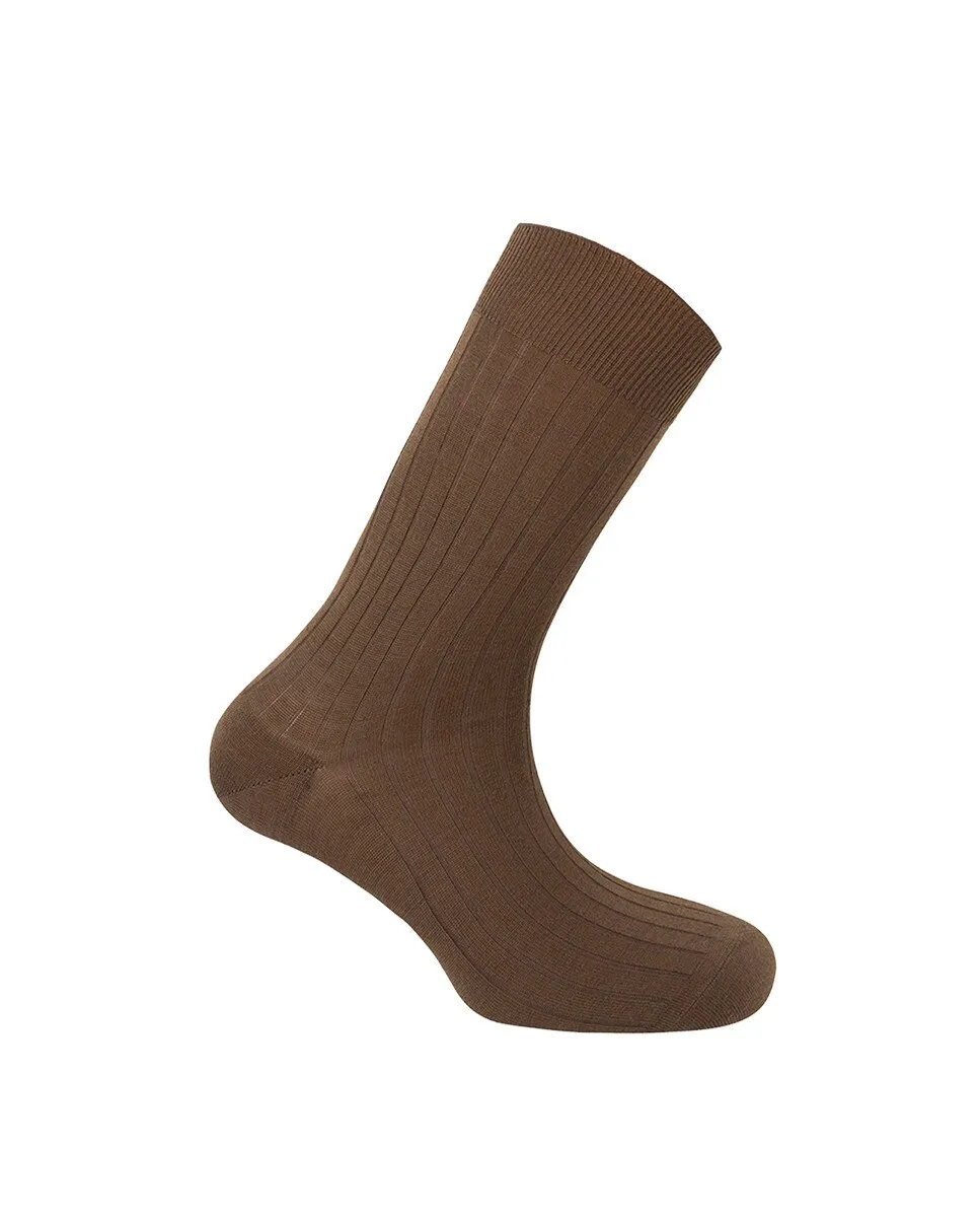 Мужские шерстяные носки в рубчик Punto Blanco, коричневый
Мужские шерстяные носки в рубчик Punto Blanco, коричневый
