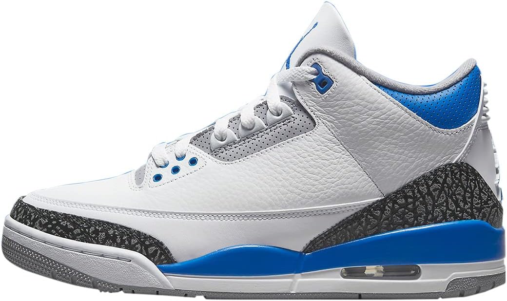 Мужские кроссовки Nike Jordan Air 3 Retro CK5692 600, белый/синий
Мужские кроссовки Nike Jordan Air 3 Retro CK5692 600, белый/синий
