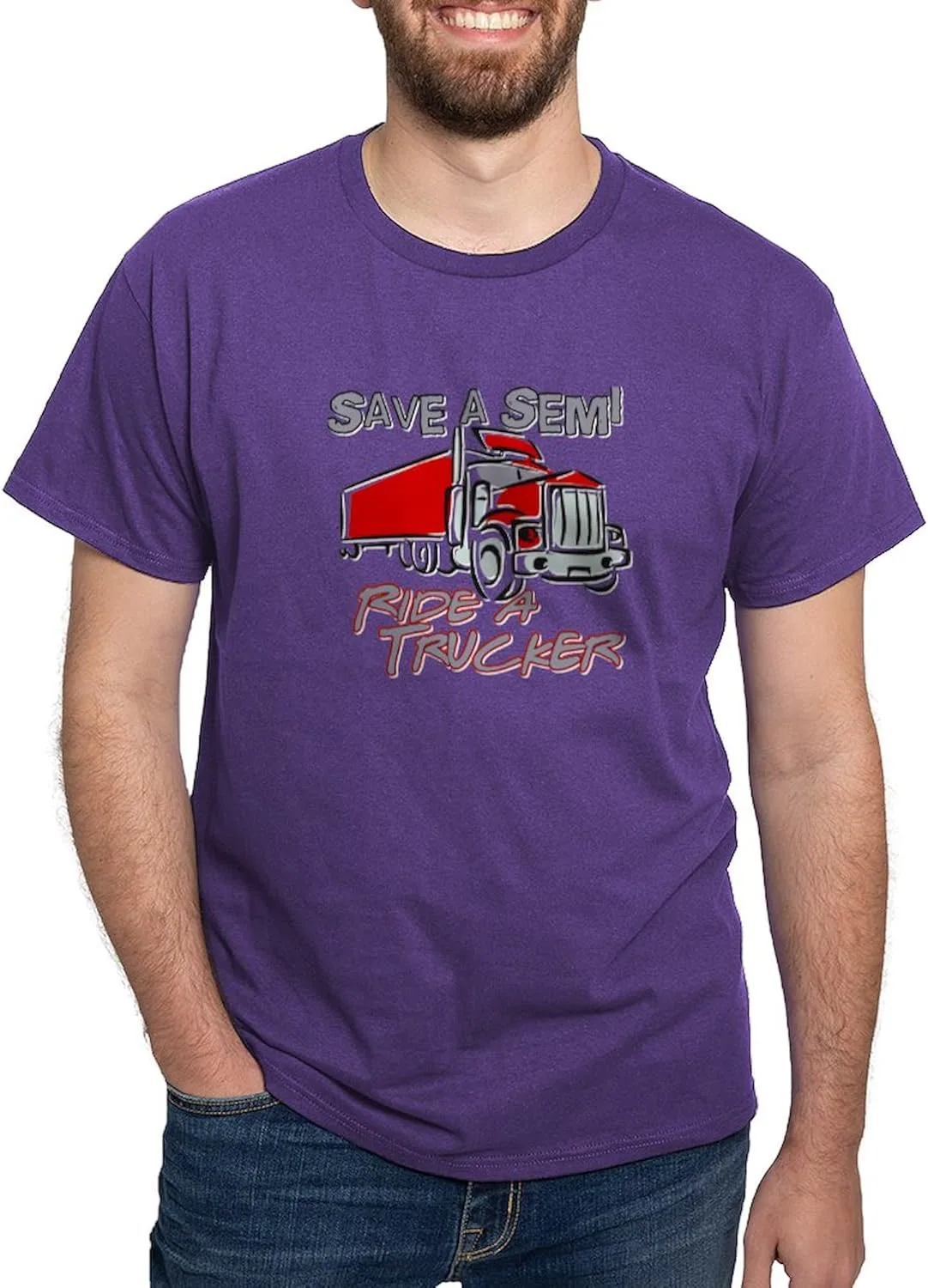Футболка мужская Save A Semi, Ride A Trucker, 100% Cotton, Classic Graphic White CafePress
Футболка мужская Save A Semi, Ride A Trucker, 100% Cotton, Classic Graphic White CafePress