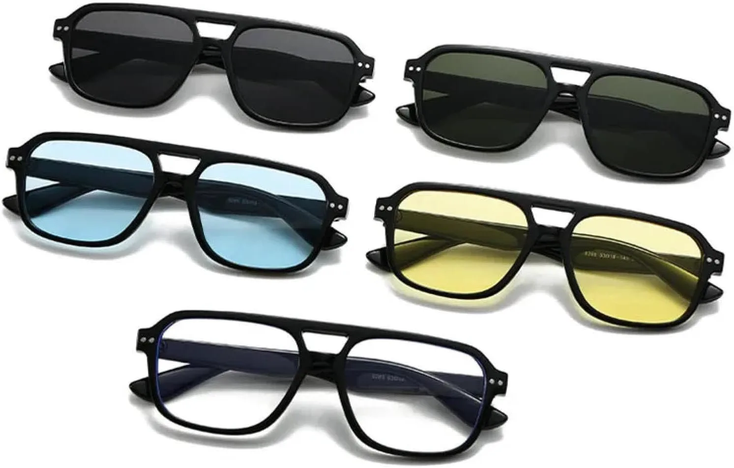 Солнцезащитные очки с защитой от УФ-излучения UV400 | Rivet Punk | Для женщин и мужчин, для занятий спортом на открытом воздухе и вождения DSVIGF, Black Blue
Солнцезащитные очки с защитой от УФ-излучения UV400 | Rivet Punk | Для женщин и мужчин, для занятий спортом на открытом воздухе и вождения DSVIGF, Black Blue