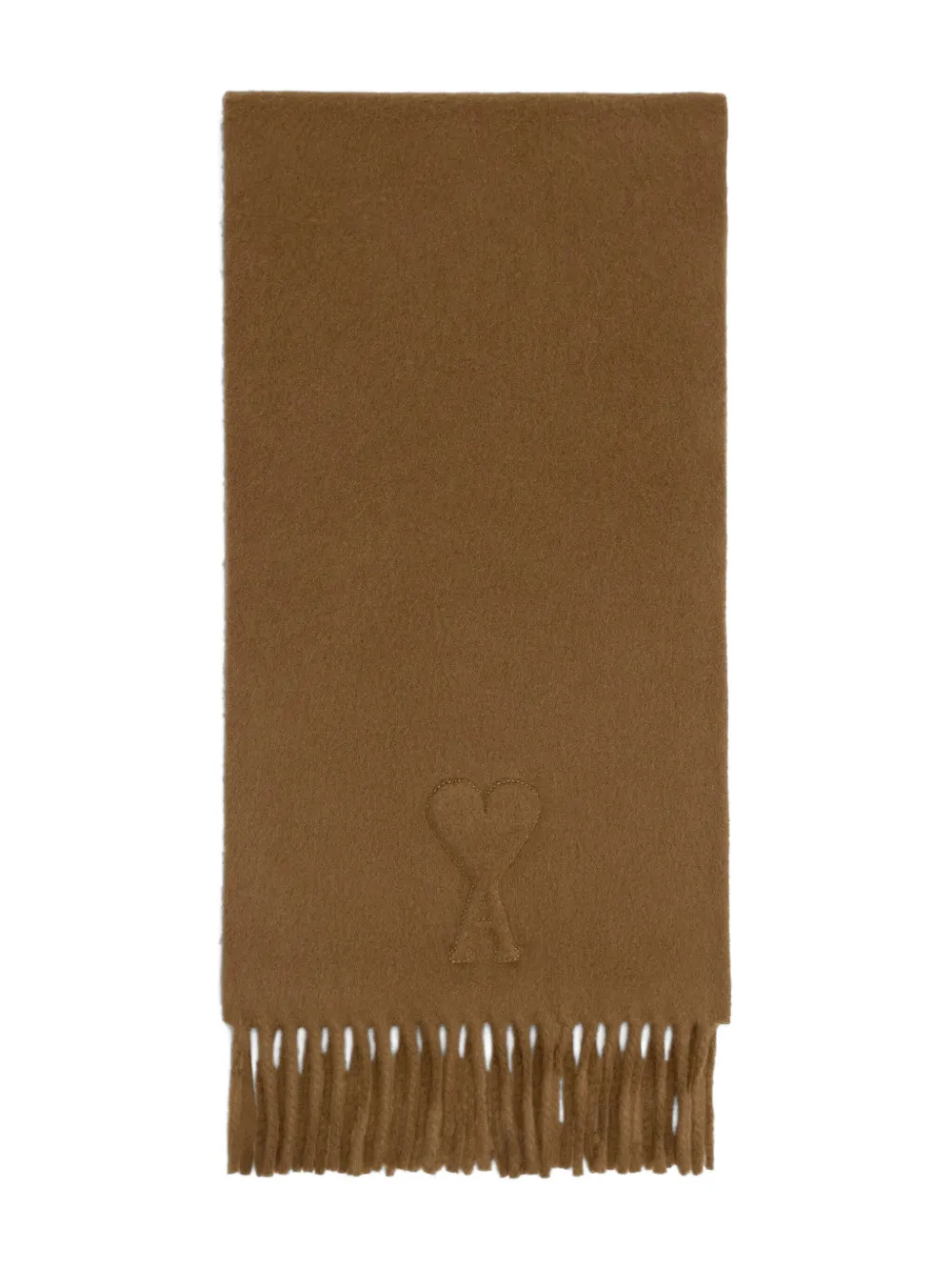 Шарф с бахромой и монограммой Ami De Coeur AMI Paris, коричневый
Шарф с бахромой и монограммой Ami De Coeur AMI Paris, коричневый