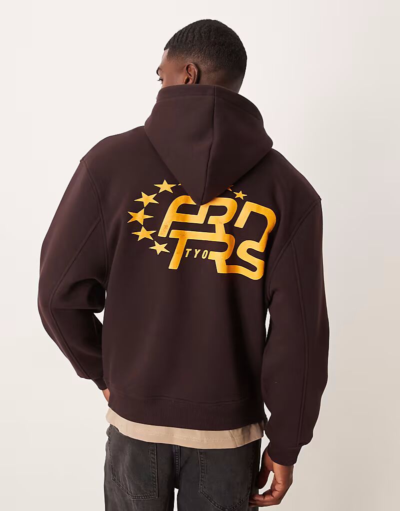 Толстовка оверсайз с принтом коричневого цвета Asos Design
Толстовка оверсайз с принтом коричневого цвета Asos Design