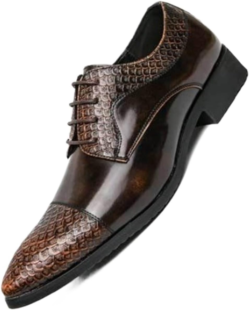 Мужские оксфорды с ретро носком, дышащие, комфортные кожаные дерби, шнуровка, повседневная и деловая обувь для мужчин Generic, коричневый
Мужские оксфорды с ретро носком, дышащие, комфортные кожаные дерби, шнуровка, повседневная и деловая обувь для мужчин Generic, коричневый