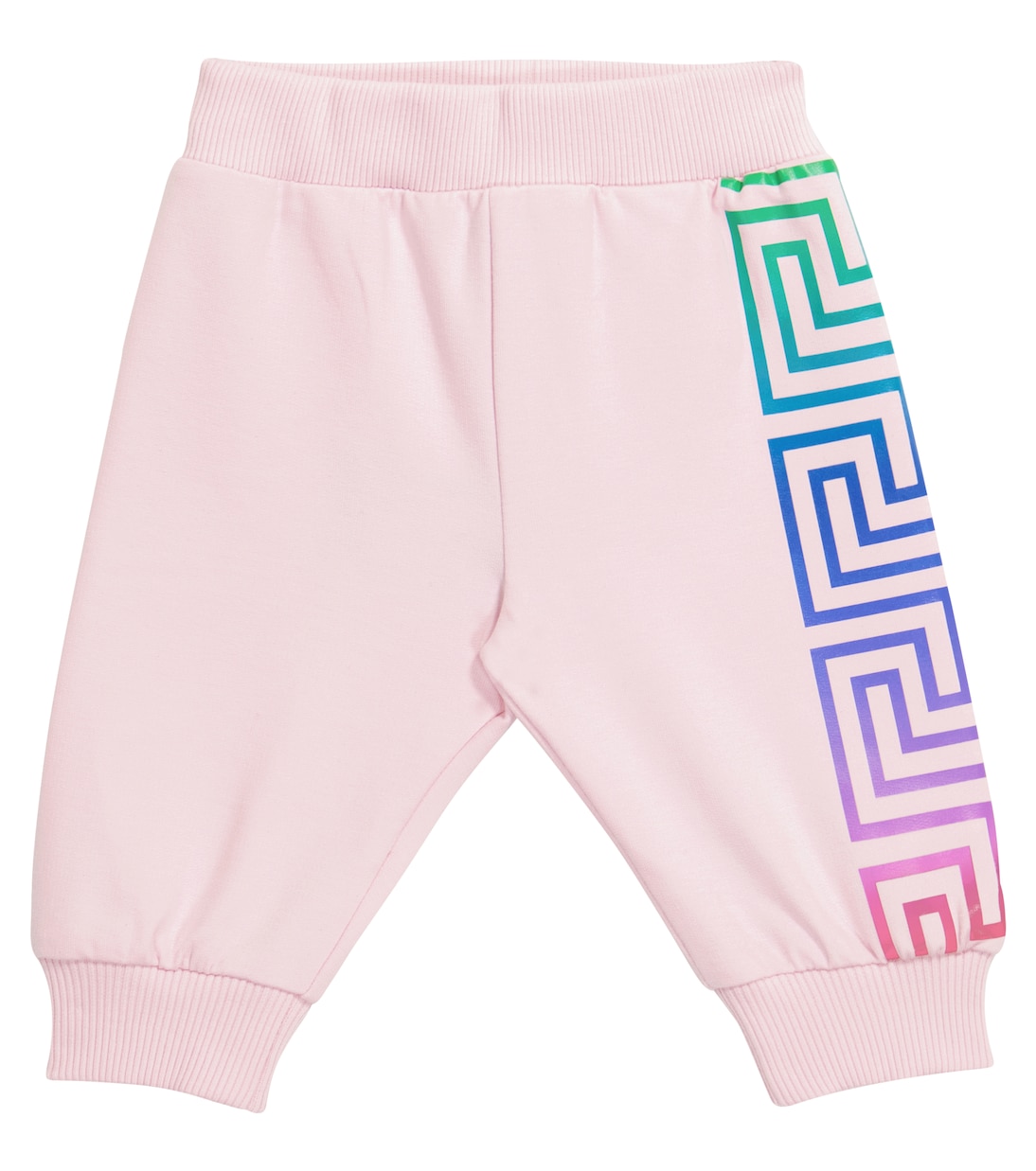 Детские спортивные брюки из эластичного хлопка Versace Kids, Rosa Baby+Multicolor 
Детские спортивные брюки из эластичного хлопка Versace Kids, Rosa Baby+Multicolor