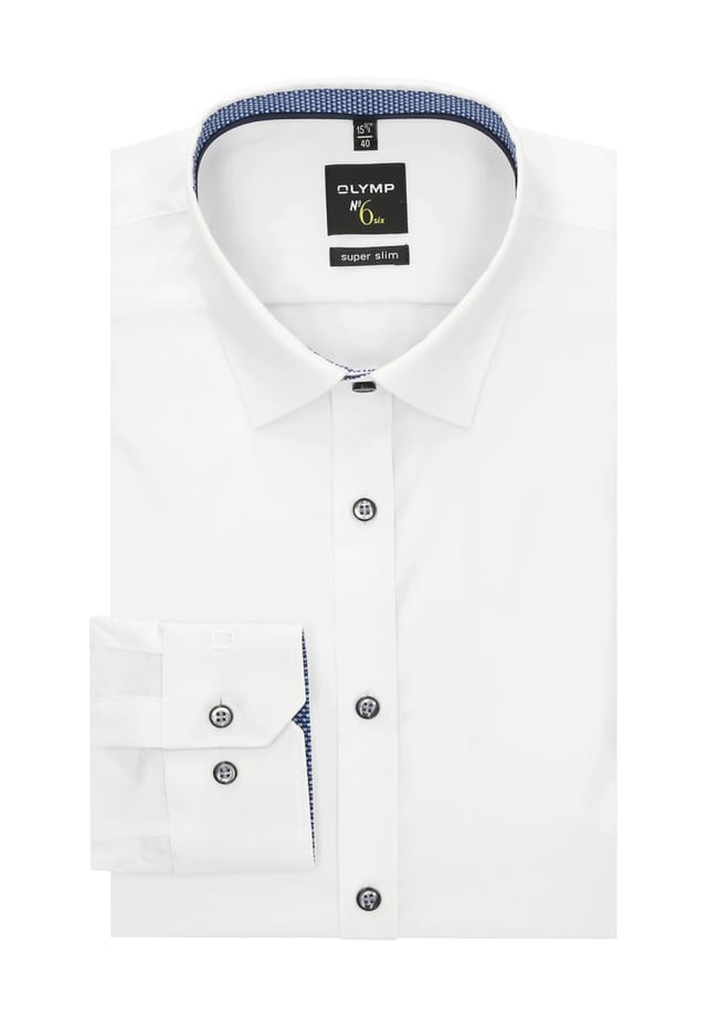 № 6 деловая рубашка супер облегающий крой Olymp, синий
№ 6 деловая рубашка супер облегающий крой Olymp, синий