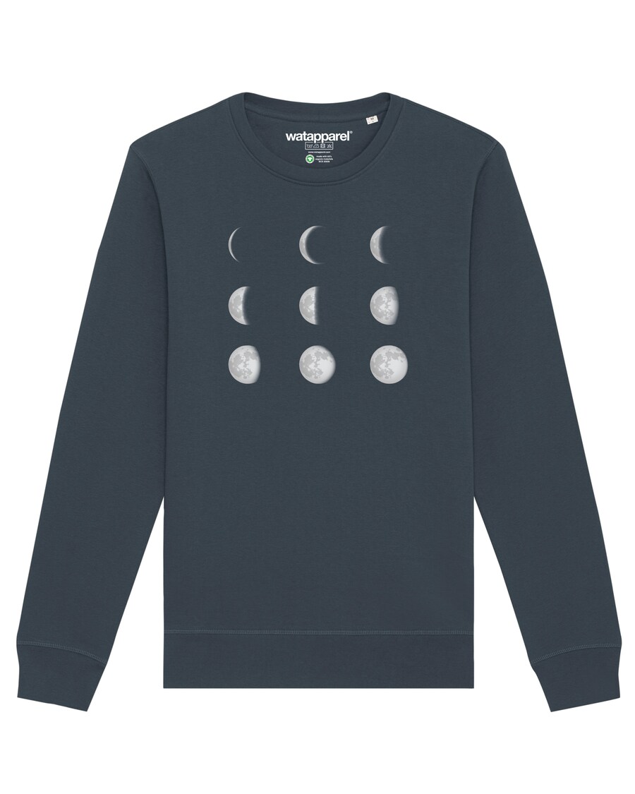 Свитер Watapparel Sweatshirt Moonphases, антрацит
Свитер Watapparel Sweatshirt Moonphases, антрацит