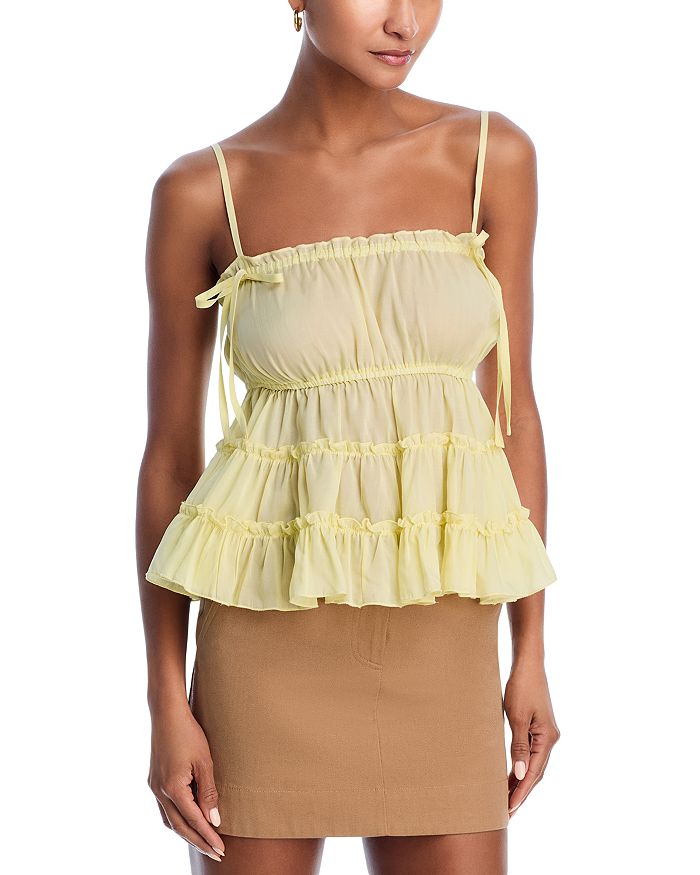 Собранный топ - эксклюзив AQUA, желтый
Собранный топ - эксклюзив AQUA, желтый