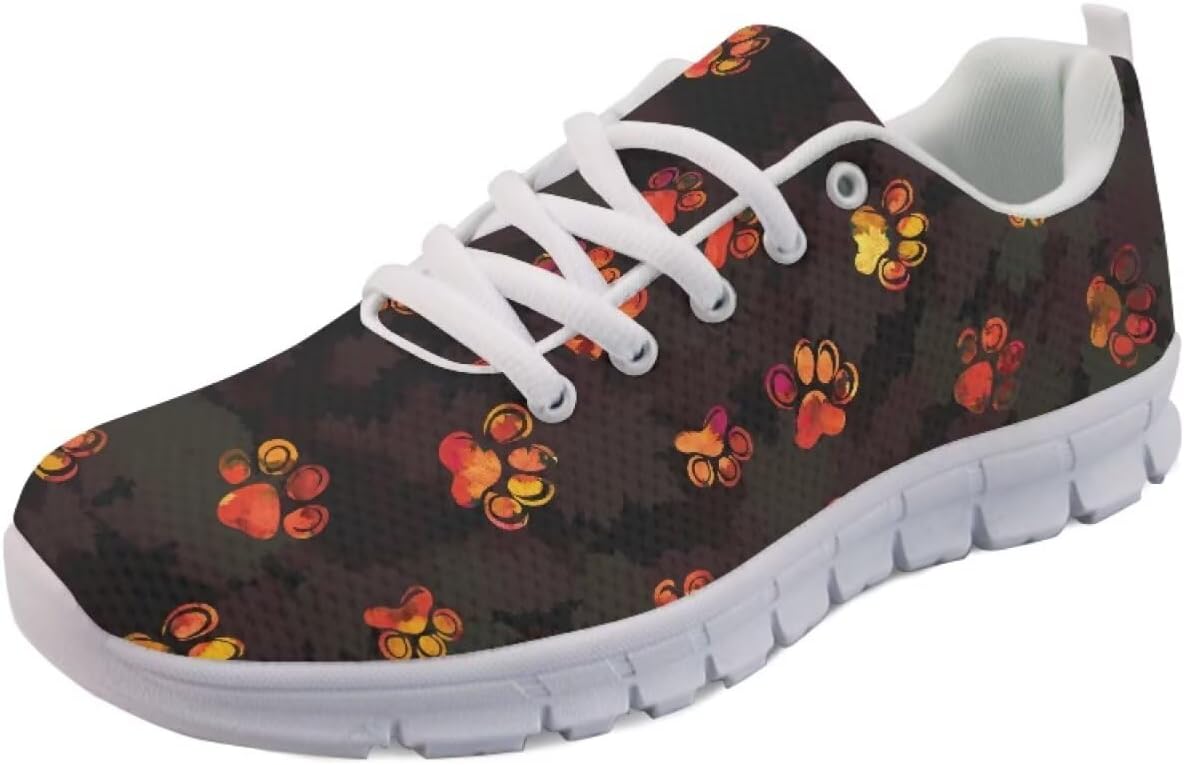 Кроссовки Forchrinse для мужчин и женщин, дышащие сетчатые беговые, легкие спортивные с шнуровкой, Paw Prints
Кроссовки Forchrinse для мужчин и женщин, дышащие сетчатые беговые, легкие спортивные с шнуровкой, Paw Prints