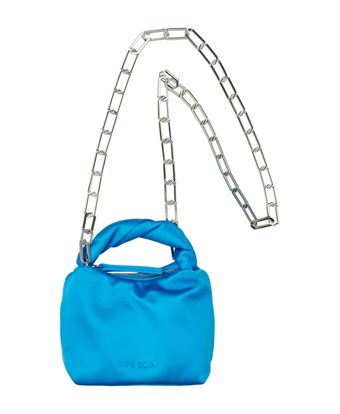 Сатиновая микро-сумка-хобо Stine Goya, синий
Сатиновая микро-сумка-хобо Stine Goya, синий