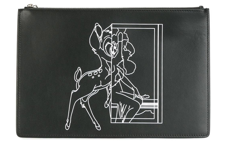 Givenchy Кожаный клатч унисекс черный 
Givenchy Кожаный клатч унисекс черный