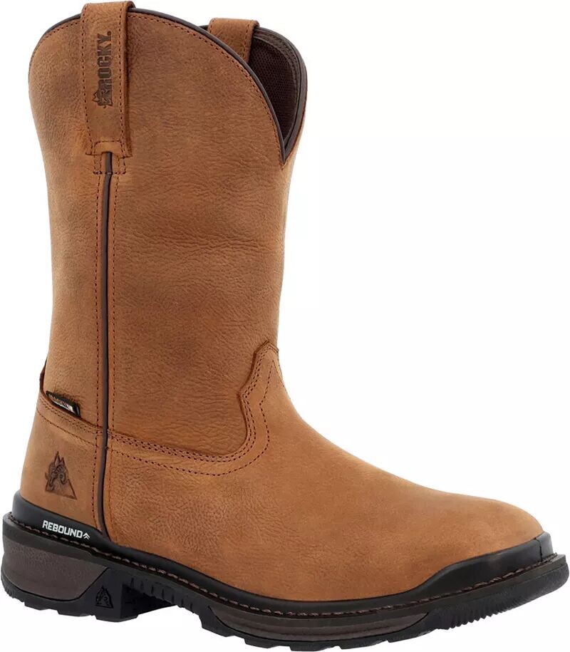 Мужские рабочие ботинки Rocky Rams Horn водонепроницаемые с композитным носком без застежки, коричневый
Мужские рабочие ботинки Rocky Rams Horn водонепроницаемые с композитным носком без застежки, коричневый