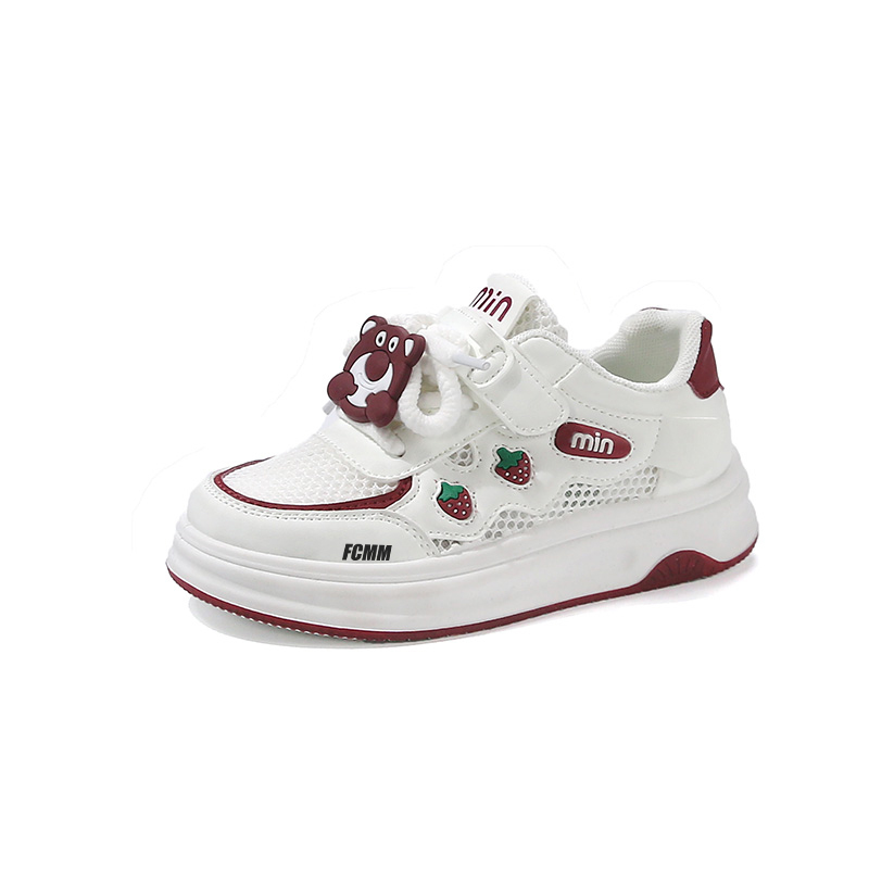 Дышащая повседневная обувь для детей FCMM, белый/красный
Дышащая повседневная обувь для детей FCMM, белый/красный