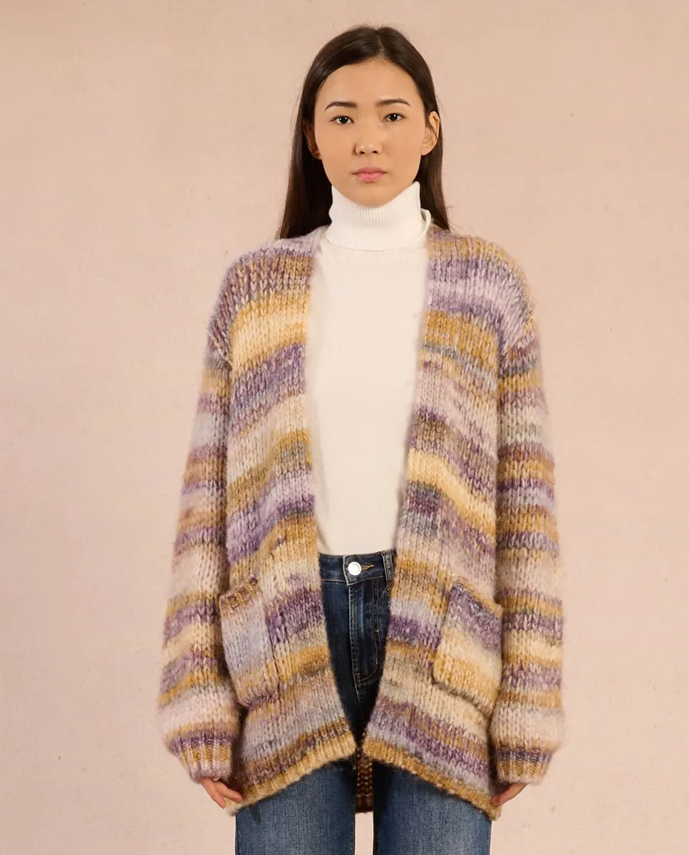 Женский кардиган с длинным рукавом в полоску Molly Bracken, сиреневый
Женский кардиган с длинным рукавом в полоску Molly Bracken, сиреневый