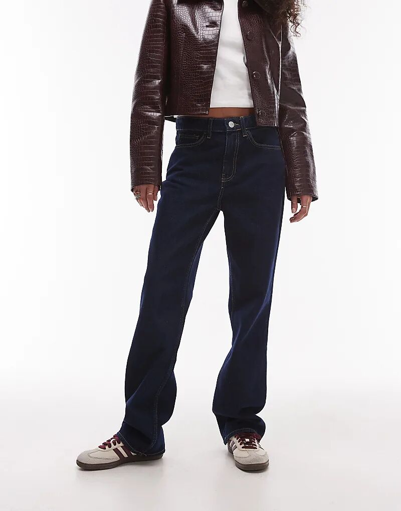 Прямые джинсы темно-синего цвета Mango
Прямые джинсы темно-синего цвета Mango