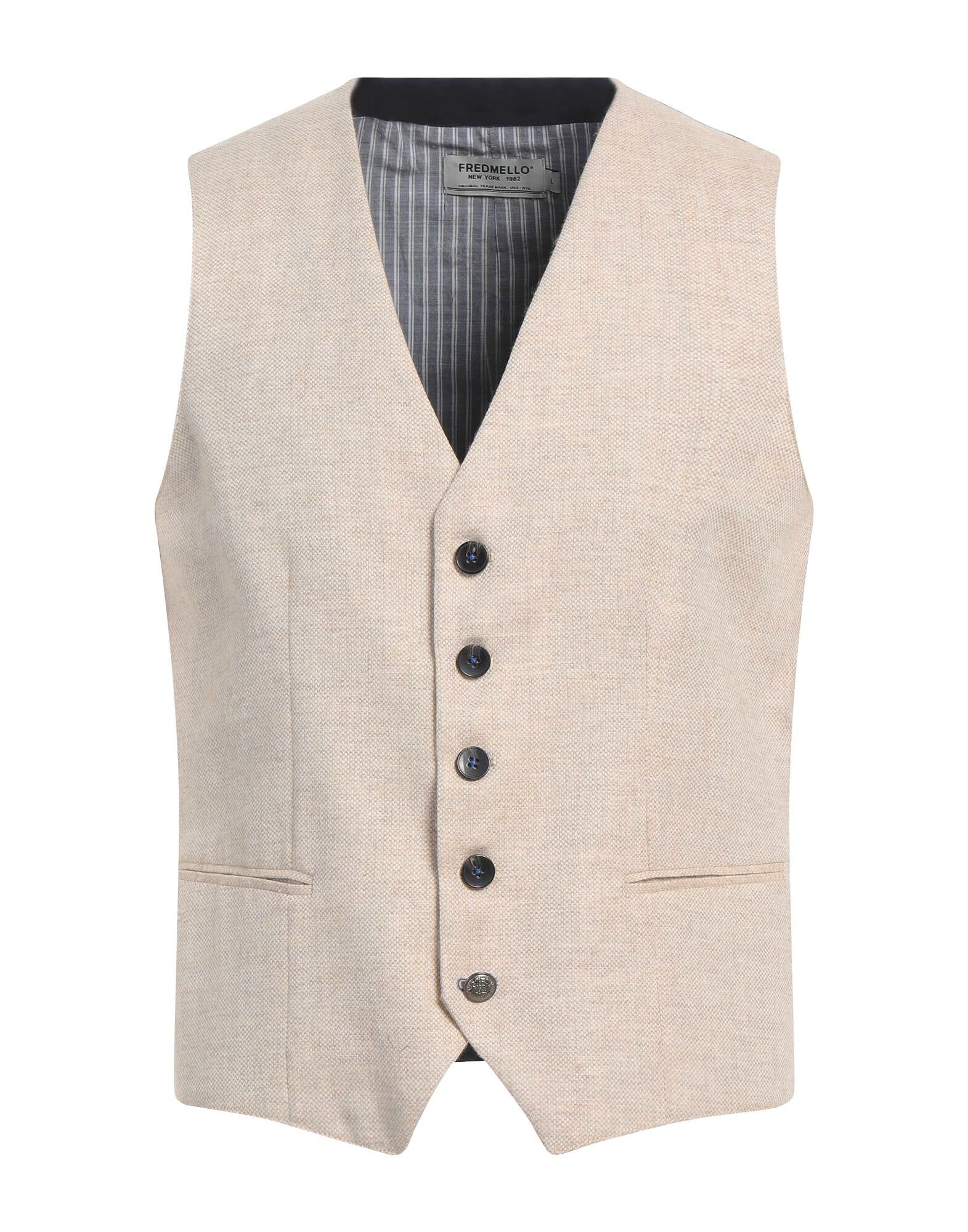 Жилет, сшитый на заказ Fred Mello, песочный
Жилет, сшитый на заказ Fred Mello, песочный
