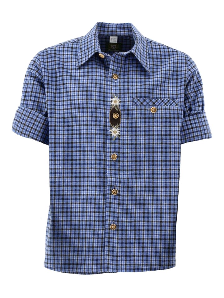 Детская традиционная рубашка Pelumo темно-синего цвета OS-Trachten
Детская традиционная рубашка Pelumo темно-синего цвета OS-Trachten